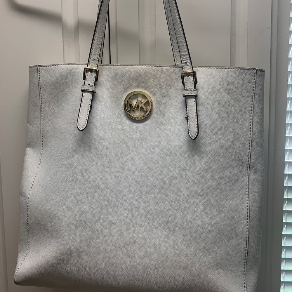 MK Saffiano Leather Tote- Authentic
